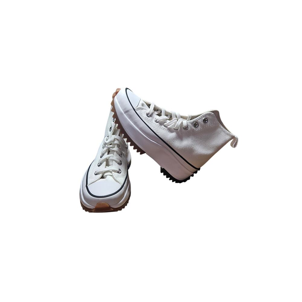 Converse Run Star Hike Canvas Hi Tops Gum Botton Size 5.5 Women's